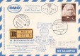 26. Ballonpost 21.10.1961 Wels Blaustempel FDC + OMO Karte